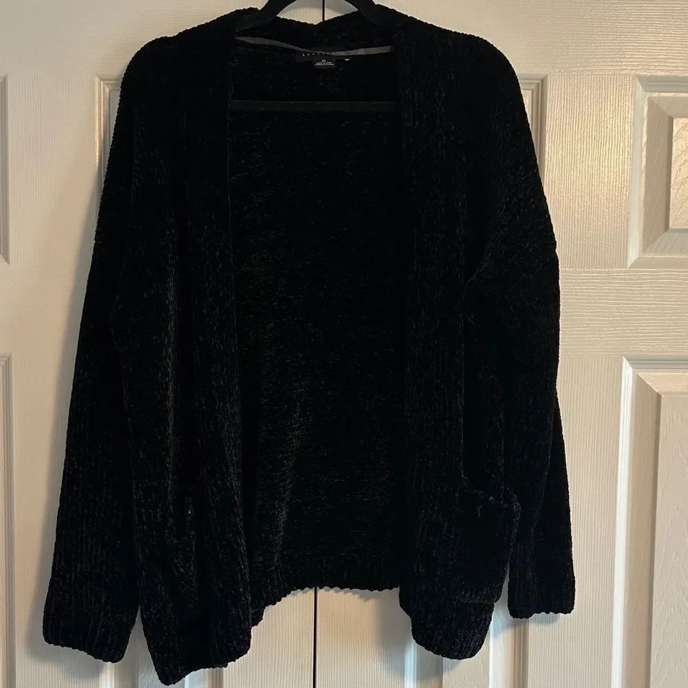 Sanctuary Women’s Black Open Cardigan Sweater - Size XS